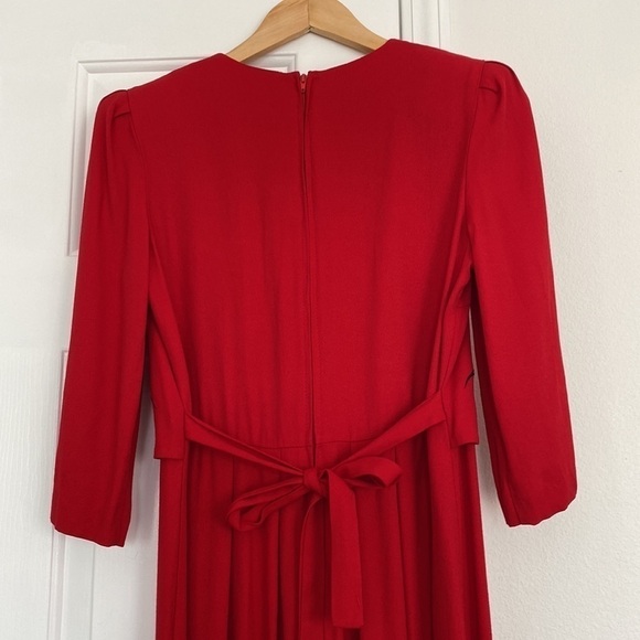 Vintage Peri Petites long red dress. - Picture 12 of 16